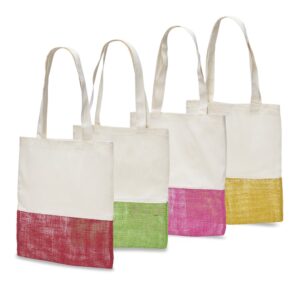 Bolsa Ecológica em Algodão e Juta - COD 14585